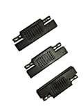 Sunway Solar SAE Polarity Reverse Adapter Connectors For SAE To SAE Quick Disconnect Extension Cable, Solar Panel Battery Power Charger And Maintainer-3Pack