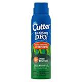 Cutter Backwoods Dry Insect Repellent 4 Ounces, Aerosol, With 25% DEET