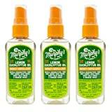 Murphy's Naturals Lemon Eucalyptus Oil Insect Repellent Spray | DEET Free | Plant Based, All Natural Ingredients | Mosquito and Tick Repellent | 2 Ounce Pump Spray | 3 Pack
