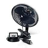 Schumacher 121 Oscillating Fan for Cars, Trucks, Buses, RVs, and Boats - 12V