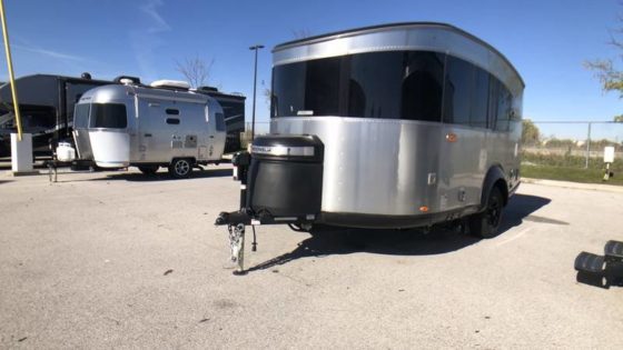 2024 Airstream Basecamp in a dealer parking lot