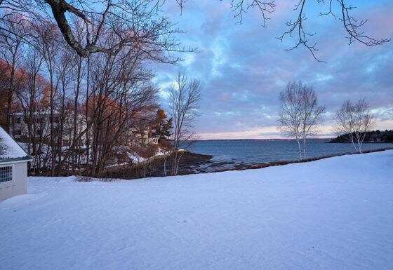 Image of Bar Harbor, Maine in winter
