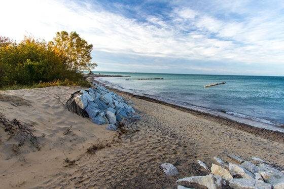 Photo of beach at Whitefish Point, Lake Superior, Michigan
