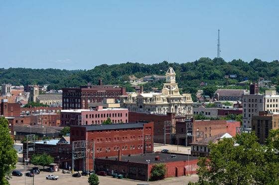 Photo of the city of Zanesville, Ohio