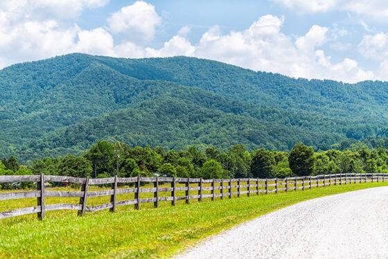 Image of a landscape by Roseland, Virginia near Blue Ridge parkway 