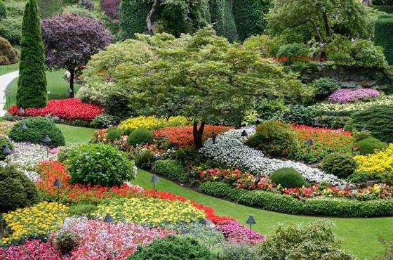 Photo of the Butchart Gardens in Brentwood Bay, BC