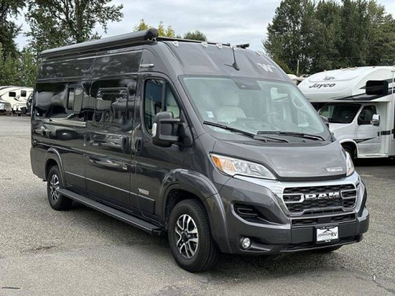 Image of a slate grey 2024 Winnebago Travato